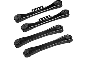 TUCAREST 4Pcs Rear Suspension Kit K620246 x2 K620245 x2 Left Right Rear Control Arm Assembly Compatible With 1993 94 95 96 97 1998 Je-ep Grand Cherokee Upper and Lower