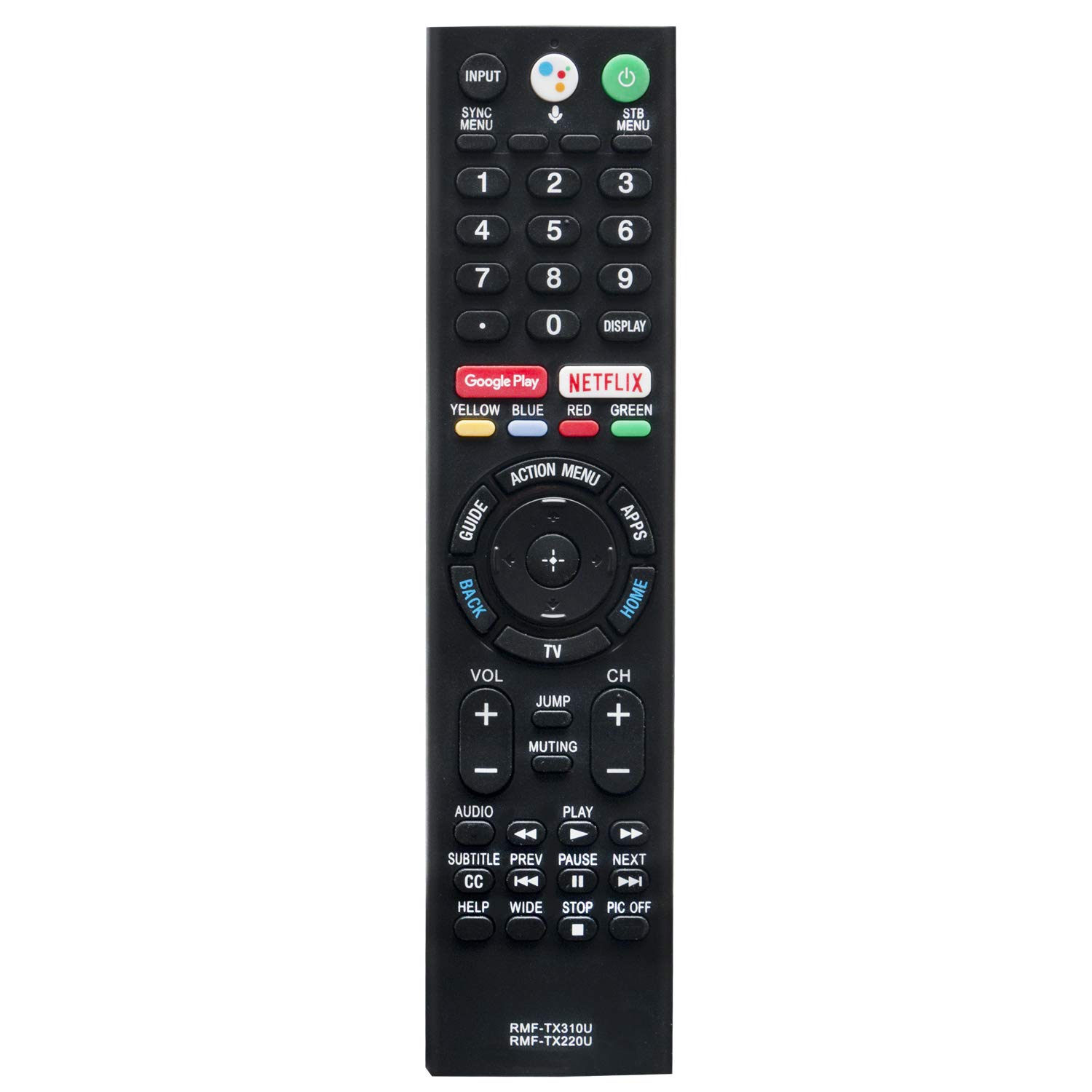 Photo 1 of PERFASCIN RMF-TX310U RMF-TX220U Replace Voice Remote Control Fit for Sony TV KD-49X750F KD-55X750F KD-65X750F XBR-75X900F XBR-85X900F