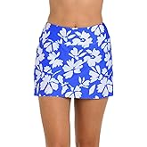 24th & Ocean Womens Swim Skort Swimsuit Bottom