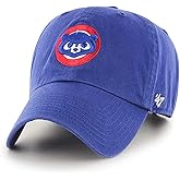 '47 New York Yankees Adjustable Cap Clean Up MLB, Chicago Cubs Blue Cooperstown, One Size