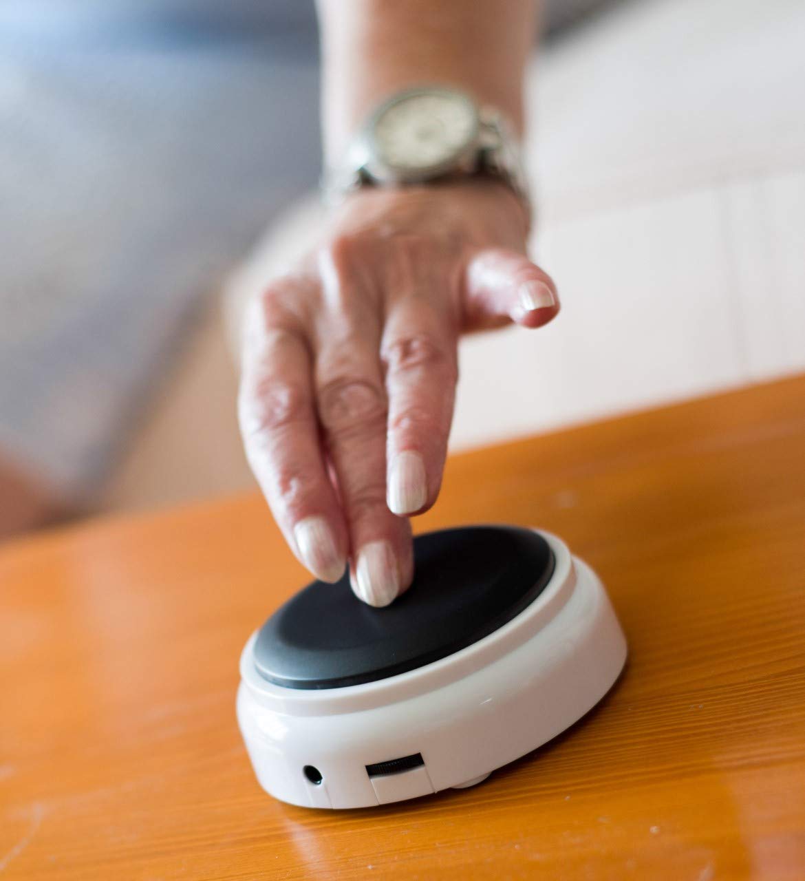 Ravencourt Living TDC090 Radio Controlled Talking Button Clock BigaMart