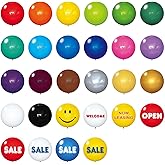 DuraBalloon Reusable Helium Free Replacement Balloons (5-Pack) - Weatherproof Plastic Outdoor Balloons NO HARDWARE INCLUDED