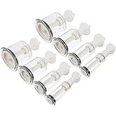 Healifty Cupping Therapy Kit 8Pcs Silicone Cups for Body Massage and Myofascial Release Handheld Vacuum Cupping Device for Pain Relief and Relaxation