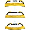 Adjustable Radius Flex Longboard Hand Sanding File Block with Hook & Loop Backing - Use with Sand Paper Roll or Sandpaper Sheets to Wood Polishing, Car Waxing, Wall Sanding, or Remove Rustand Paint