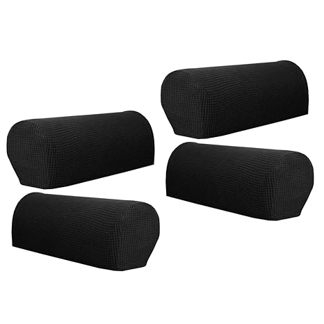 SM SunniMix 4 Stück Armlehnenschoner Sesselschoner Sesselhusse Sesselüberwurf Polsterschutz Sesselzubehör Lehnenüberwurf - Sc