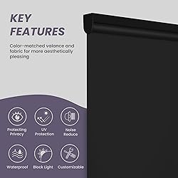 Boolegon Roller Shades for Windows Blackout