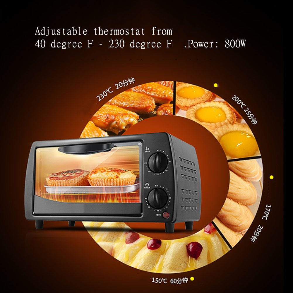 Amazon.com: dulplay horno tostador, horno eléctrico, mini ...