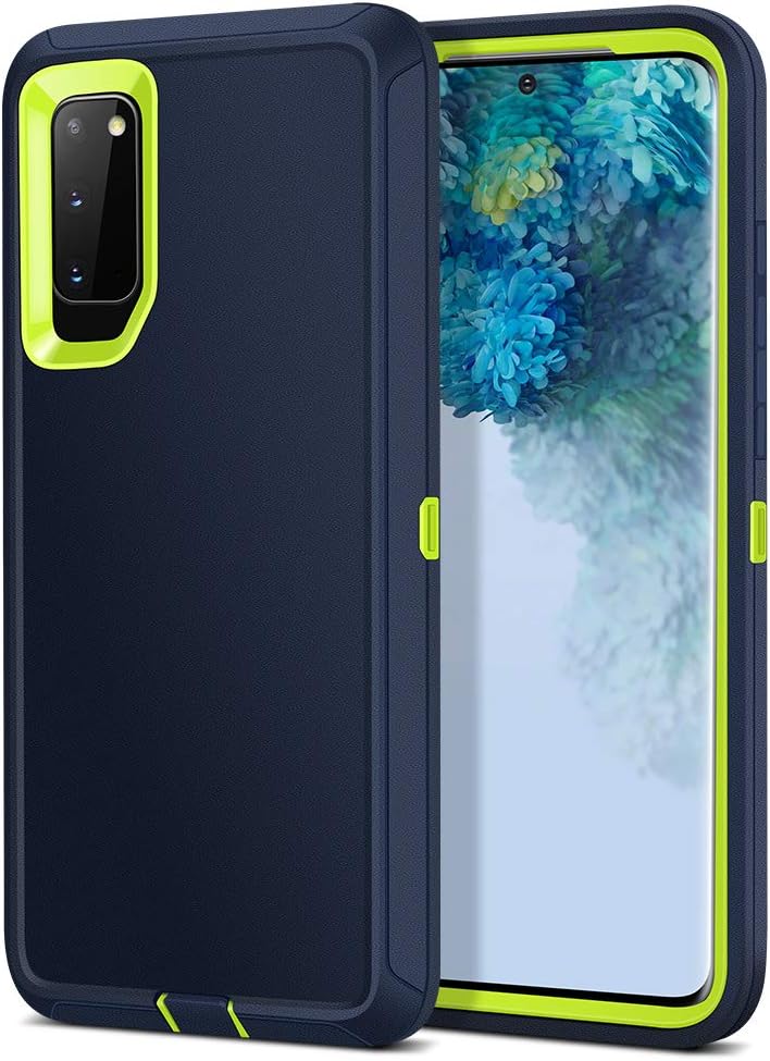 Galaxy S20 Case, Jiunai Samsung S20 Cases Outdoor Drop Protection Strong Shockproof Heavy Duty Tough Sports Hybrid Non Slip Dual Layer Armor Dust Proof Case for Samsung Galaxy S20 5G 2020 Blue