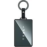 Teenpull Key Card Holder Fit for Tesla Model 3, Model Y, Model X, Model S, Soft TPU Full Protection Key fob Cover Shell Key C