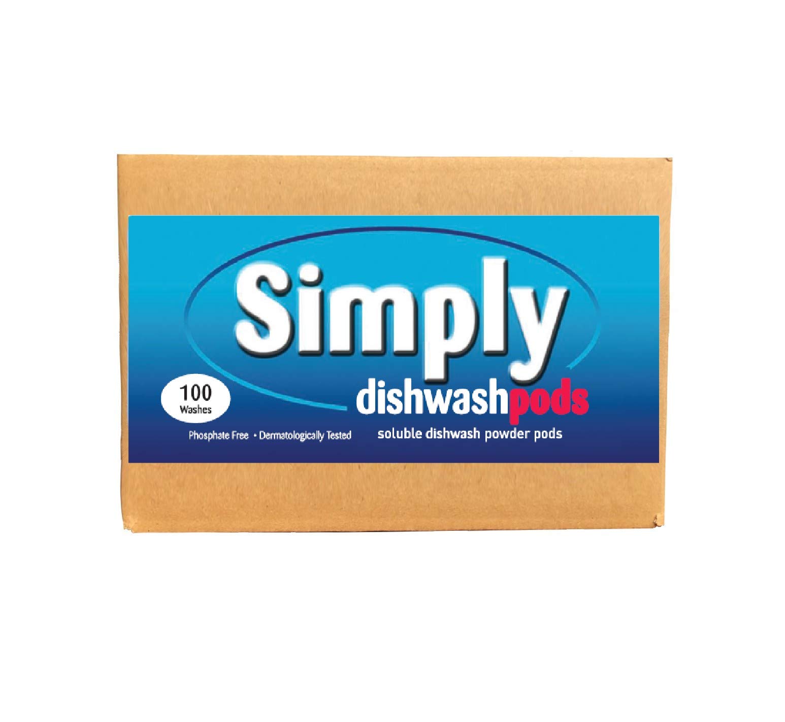 Simply Dishwash - Pack of 100 Washes Dishwash powder pods