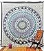 Krati Exports Beautiful Bohemian Wall Hanging Hippie Dorm Decorative One Love Wall Tapestry (90 x 85 inch)