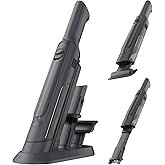 PROMOMO Handheld Vacuum Cordless, Lightweight 1.4lb with Powerful Suction, Charging Dock, Single Touch Empty and Detachable Dust Cup, Portable Mini Car Vac for Home Pet Car