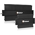 Saker Contour Duplication Gauge-Adjustable Lock -Precisely Copy Irregular Shape -Irregular Welding Woodworking Tracing - Must Have Tool for DIY Handyman, Construction(10 Inch+5 Inch) (BLACK)
