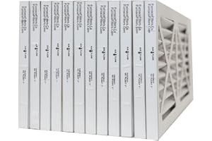 10x20x1 Furnace Filter MERV 8 Pleated Filters. Case of 12 Manufactured in Canada by FurnaceFilters.Ca
