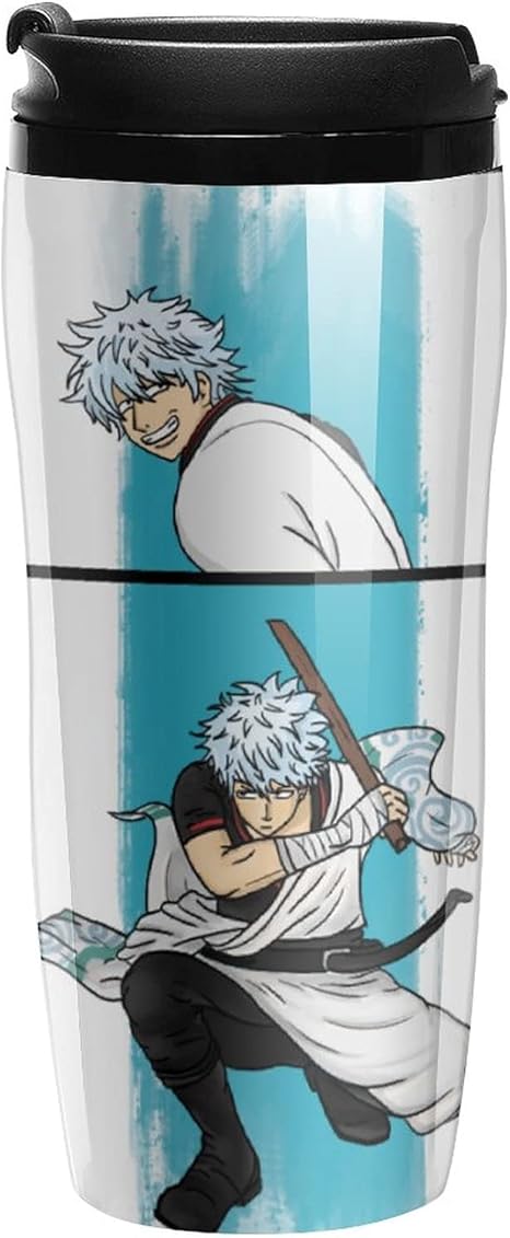 Amazon 創意コーヒーカップ 携帯用のコップ アニメのプリントコップ プラスチックのコップ 日系企業のオフィスの防熱カップ 学生用のコップ お笑い Sf アクションアニメ銀魂 日本动漫 日本のアニメ異星人 水筒 マグボトル オンライン通販
