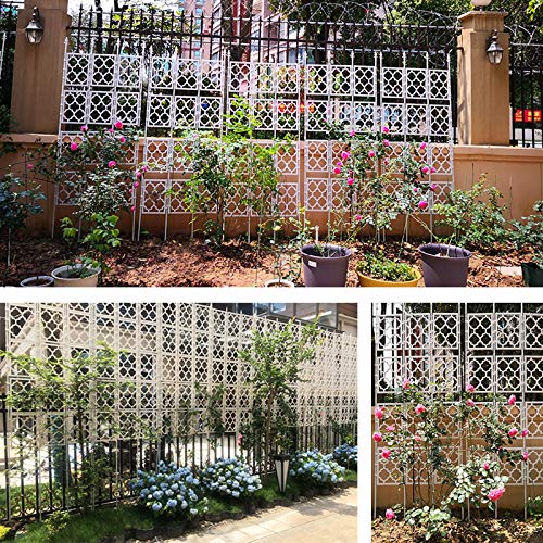 PLHMS Rankgitter, Gitterspalier für Garten, Pflanzen, Balkon, Rankhilfe, Klettergitter, Kletterhilfe, Rosenspalier… – Bild 7