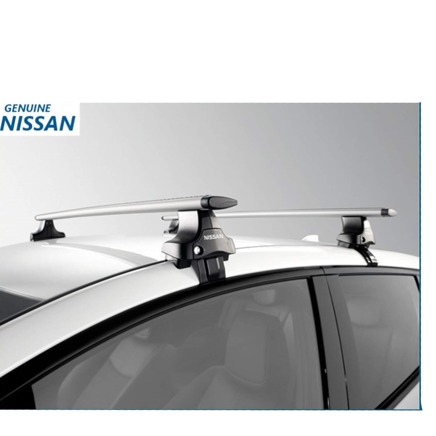 Nissan GENUINE LEAF ZE1 ALUMINIUM ROOF BARS Amazon.co.uk Car & Motorbike