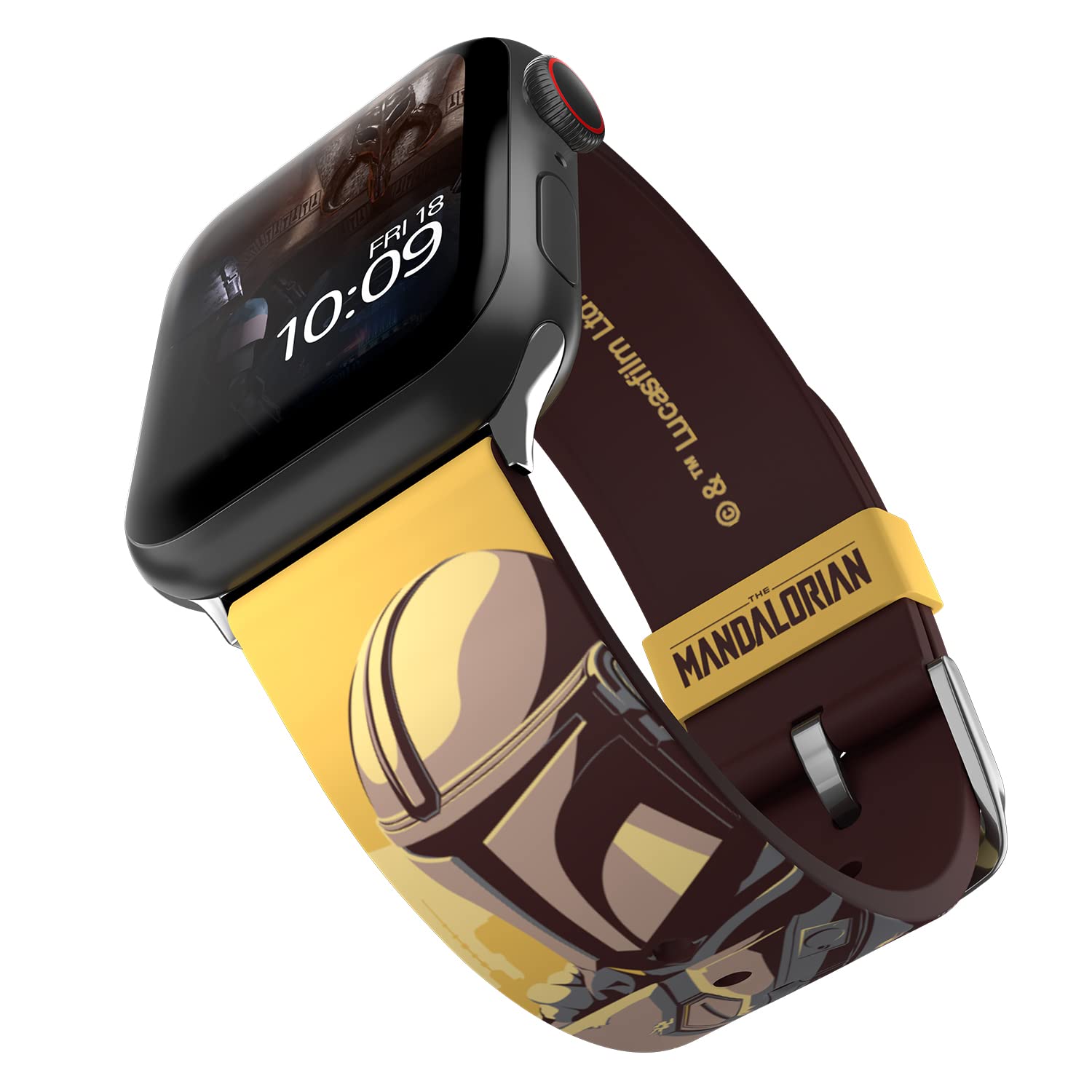 Star Wars: The Mandalorian - Code of Honor Smartwatch Strap – Officially Licensed, Compatible with Every Size & Series of Apple Watch (watch not included)