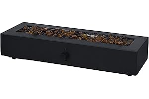 Bond Manufacturing 50857N Lara TableFire Firebowl, Black