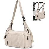 GOLF QUALITY 14L Puffer Diaper Bag Tote, Large Capacity Travel Diaper bags, Crossbody Hospital Bag for mom