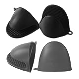 ButterMelt 4PCS Oven Mitts, Silicone Pot Holders