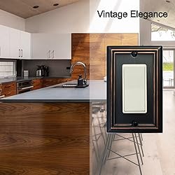 OKAWYC Single Decorator Light Switch Cover Adler