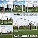QUICKPLAY PRO Match-Fold Soccer Goal 6x4' with Carry Bag [Single Goal] Professional Quality Fast Set-Up Soccer Goal, Folds Flat for Shared Spaces