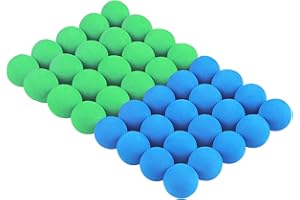 DX DA XIN Foam Balls 40 PCS for Air Popper Gun Blaster - Refill Bullets Toys, Foam Blasters Replacement Bullet, Launcher Extra Balls
