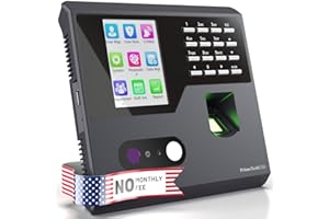 PrimeTechUSA Time Clock for Small Business | No Monthly Fees Clock in Machine for Employees | T150 Time Card Machine | Time Clock Punch Machine | Timeclocks Small Business | Easy Employee Reporting!