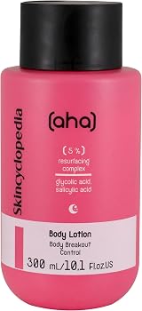 Skincyclopedia 5% AHA Lotion Glycolic Salicylic Acid PHA KP Back Acne Ingrown view 1