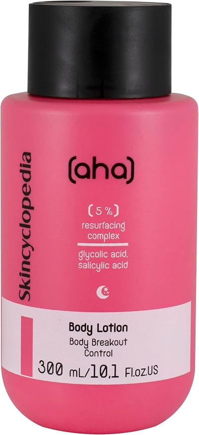 Skincyclopedia 5% AHA Lotion Glycolic Salicylic Acid PHA KP Back Acne Ingrown