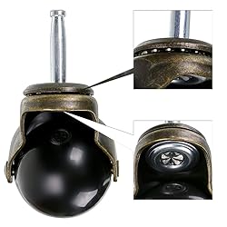 Skelang 1.5 Inch Ball Caster Stem Caster Wheel with