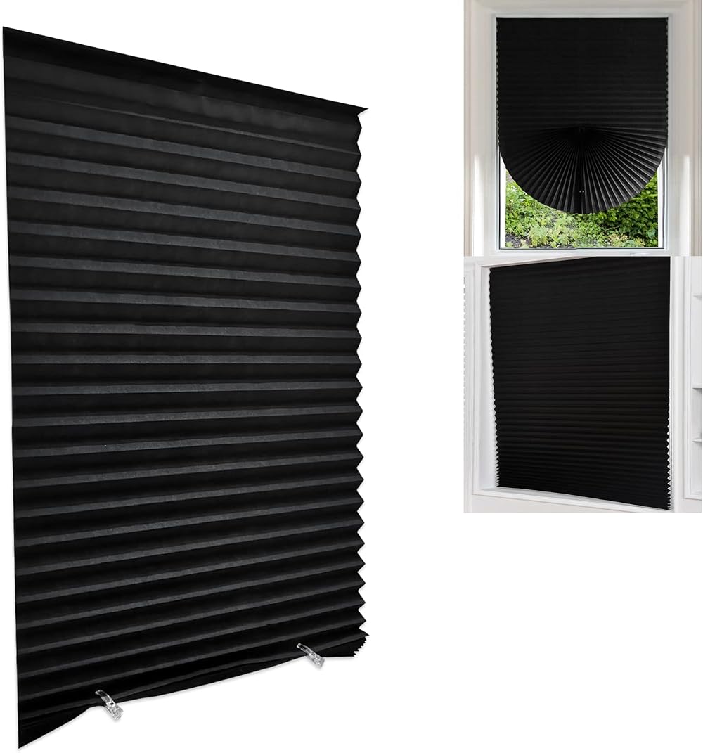 Maritown Temporary Blinds No Drill Stick on Light Filtering Privacy