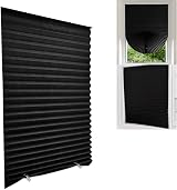 Maritown Temporary No Drill Window Blinds Light Filter Privacy 60x150cm