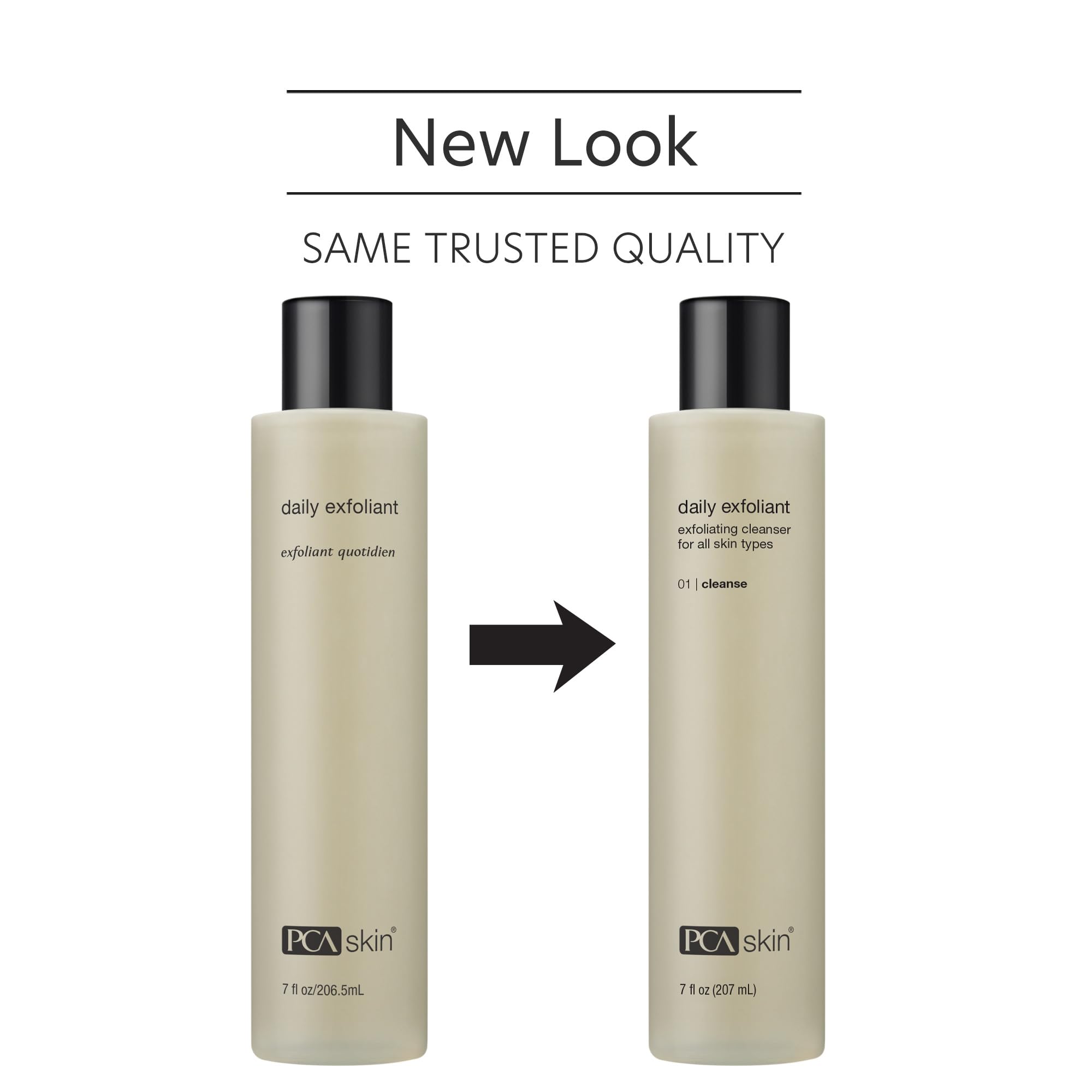 PCA SKIN Daily Face Exfoliant Cleanser, Moisturizing Face Wash, Gently Cleanses Dirt, Debris, and Other Impurities From Skin, Facial Cleanser Made with Renewable Exfoliants, 7.0 oz Bottle