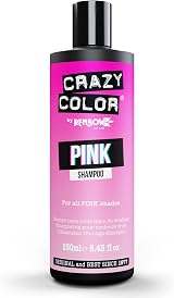 Crazy Color Pink Shampoo 250ml for Coloured Hair Crazy Color CRC040 Pink
