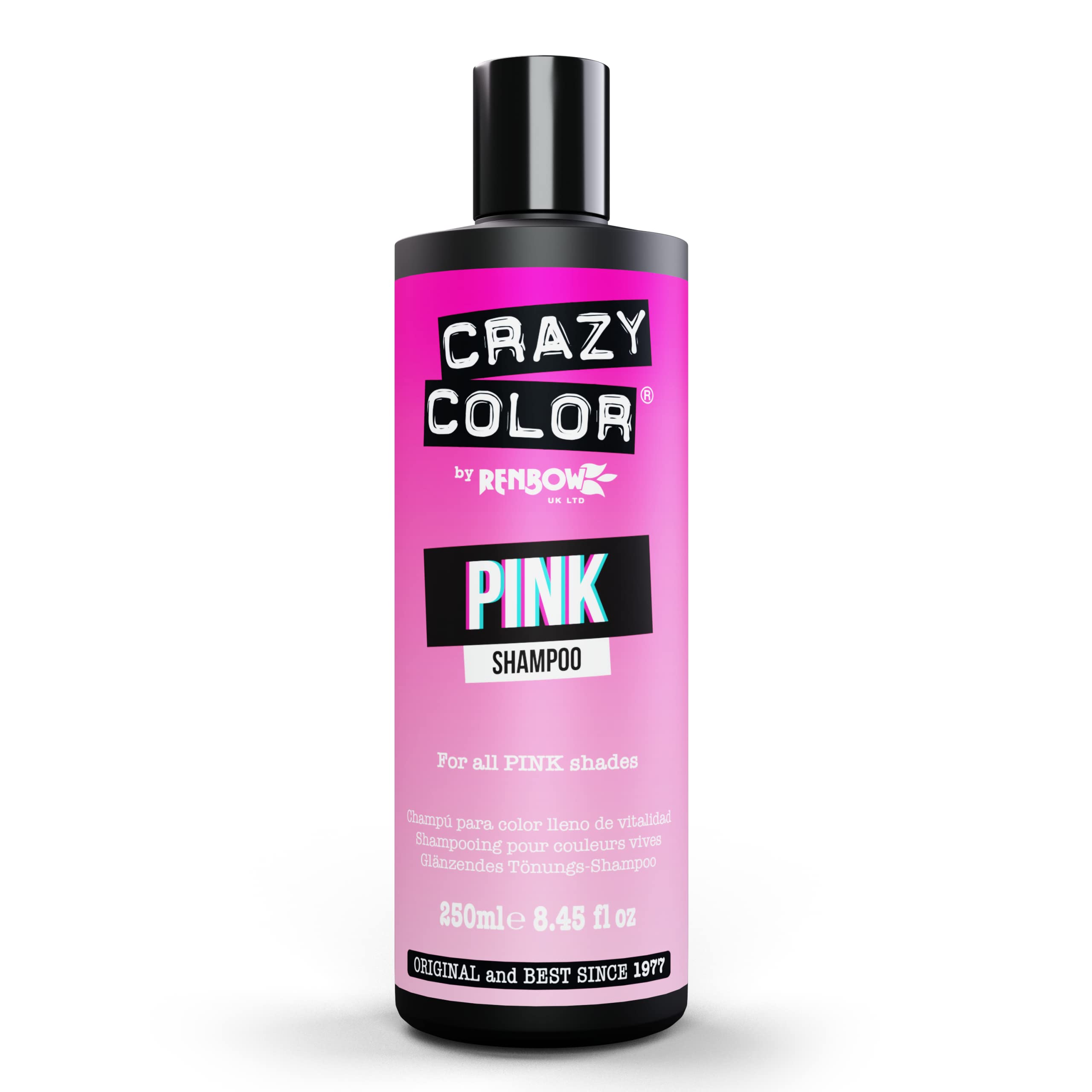 Crazy Color Shampoo for Coloured Hair, 250 ml 250ml pink
