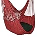 Large Caribbean Hammock Chair - 48 Inch - Polyester - Hanging Chair - red
