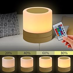 ERUN Nursery Night Light for Kids, USB Rechargeable