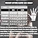 2-Fitness Women's Men's Weight Lifting Gloves With 45 Centimeter Wrist Wrap