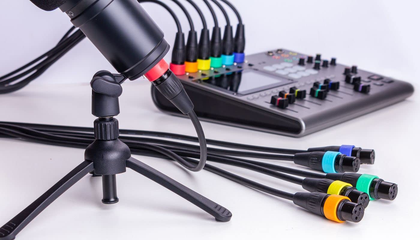 Zoom XLR-6c Coloured Microphone Cable ID Rings (12 pieces) – easy channel assignment in the studio & live