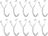 sourcing map Pegboard Hooks Stainless Steel 1 Inch Spacing Metal Hanging view 1