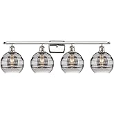 Rochester - 4 Light Bath Vanity in Industrial Style-10.88 Inches Tall and 38 Inches Wide-Polished Nickel Finish-Light Sm