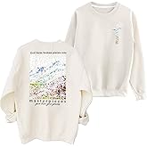 FASHGL Christian Sweatshirt Women Bible Verse Sweatshirts Religious Sayings Pullover Tops Oversized Floral Graphic Shirt
