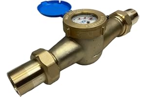 DAE MJ-200 2" NTEP NSF61 Non Lead Potable Water Meter, NPT Couplings, No Pulse Output, Gallons