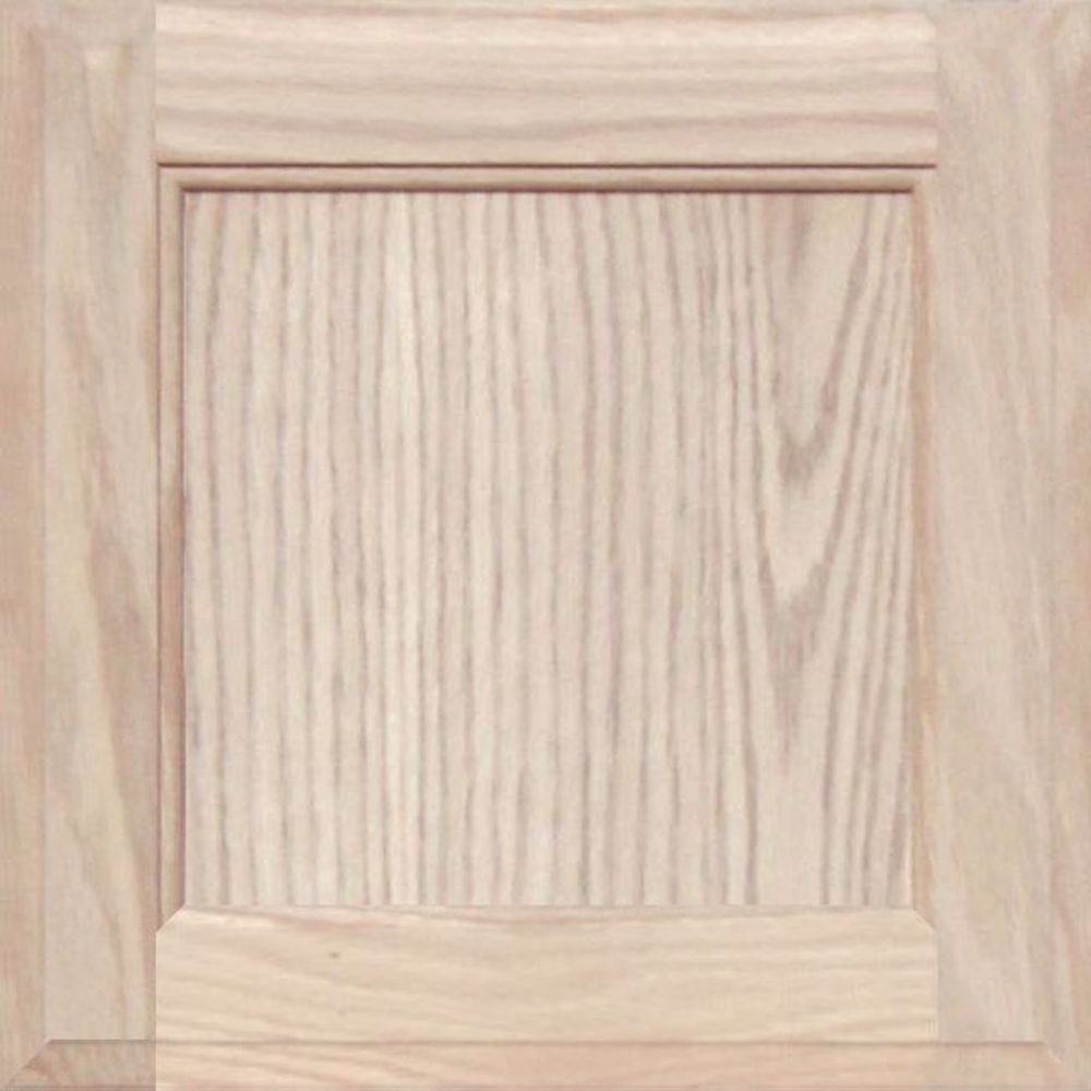 Unfinished Oak Square Flat Panel Door by Kendor 13H x 13W Built