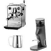 Gemilai Espresso Machine &amp; Coffee Grinder&amp; Milk Frothing Pitcher for Cappuccino, Latte