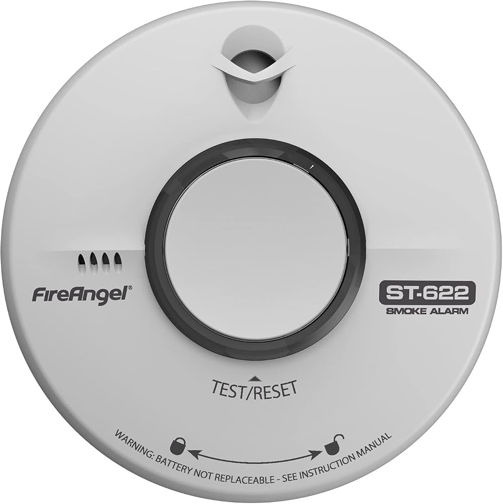 Fireangel ST-622 Thermoptek Smoke Detector 10 Year Lithium Battery