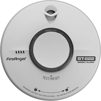Fireangel ST-622 Thermoptek Smoke Detector 10 Year Lithium Battery