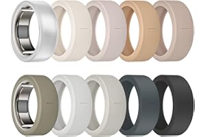sylacor 10 Pack Ring Cover Compatible with Oura Ring Gen 4/Ceramic, Oura Ring Gen 3, Anti-Scratch Elastic Silicone Oura Ring Protector Case for Men Women Working Out Gym4.3 out of 5 stars 1,156$9.99